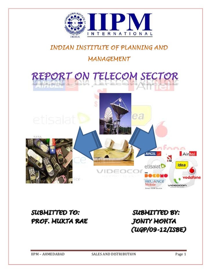 Dissertation report on telecom sector