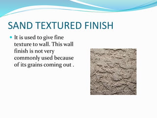 Report on wall treatment | PPTX