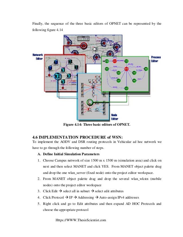 Master thesis implementation and simulation of routing protocols