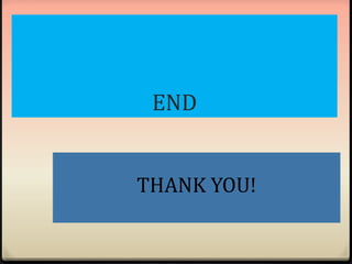 END 
THANK YOU! 
