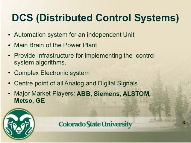 Distributed control system thesis
