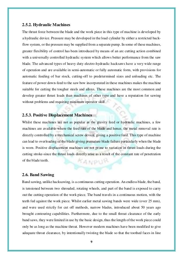 Automatic hacksaw machine project picture