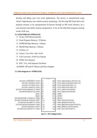 protection on lineman while working on transmission line report | PDF