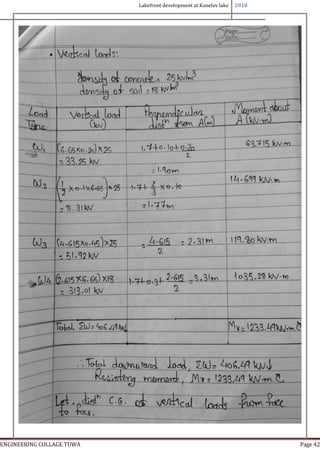Lakefront development at Kanelav lake 2018
ENGINEERING COLLAGE TUWA Page 42
 