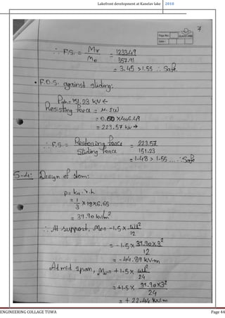 Lakefront development at Kanelav lake 2018
ENGINEERING COLLAGE TUWA Page 44
 