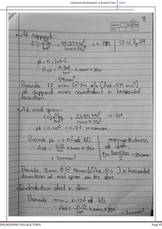 Lakefront development at Kanelav lake 2018
ENGINEERING COLLAGE TUWA Page 45
 