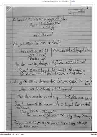 Lakefront development at Kanelav lake 2018
ENGINEERING COLLAGE TUWA Page 48
 