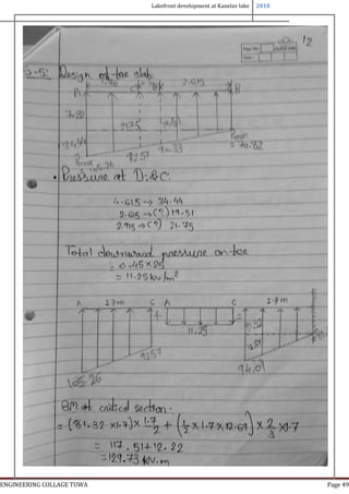 Lakefront development at Kanelav lake 2018
ENGINEERING COLLAGE TUWA Page 49
 