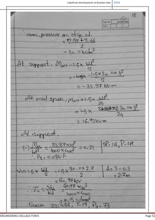 Lakefront development at Kanelav lake 2018
ENGINEERING COLLAGE TUWA Page 52
 