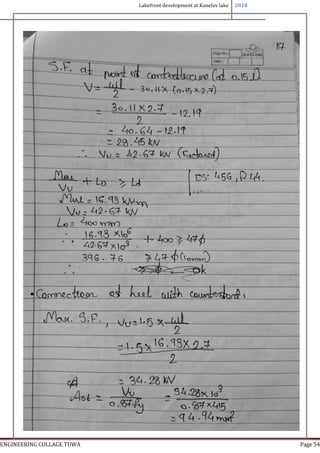 Lakefront development at Kanelav lake 2018
ENGINEERING COLLAGE TUWA Page 54
 
