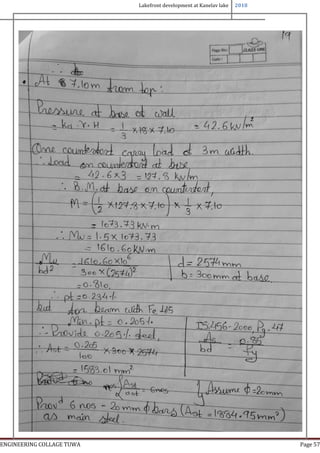 Lakefront development at Kanelav lake 2018
ENGINEERING COLLAGE TUWA Page 57
 
