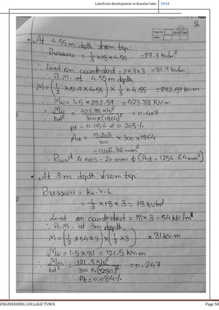 Lakefront development at Kanelav lake 2018
ENGINEERING COLLAGE TUWA Page 58
 