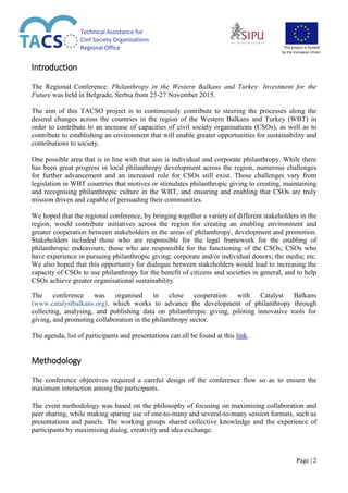 Page | 2
Technical Assistance for
Civil Society Organisations
Regional Office This project is funded
by the European Union...