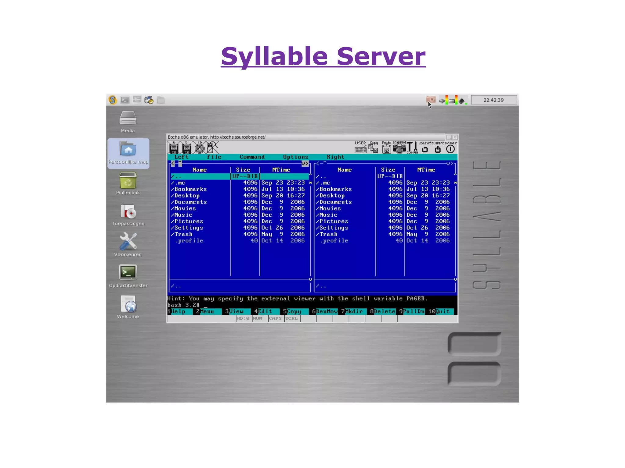 Syllable Server 