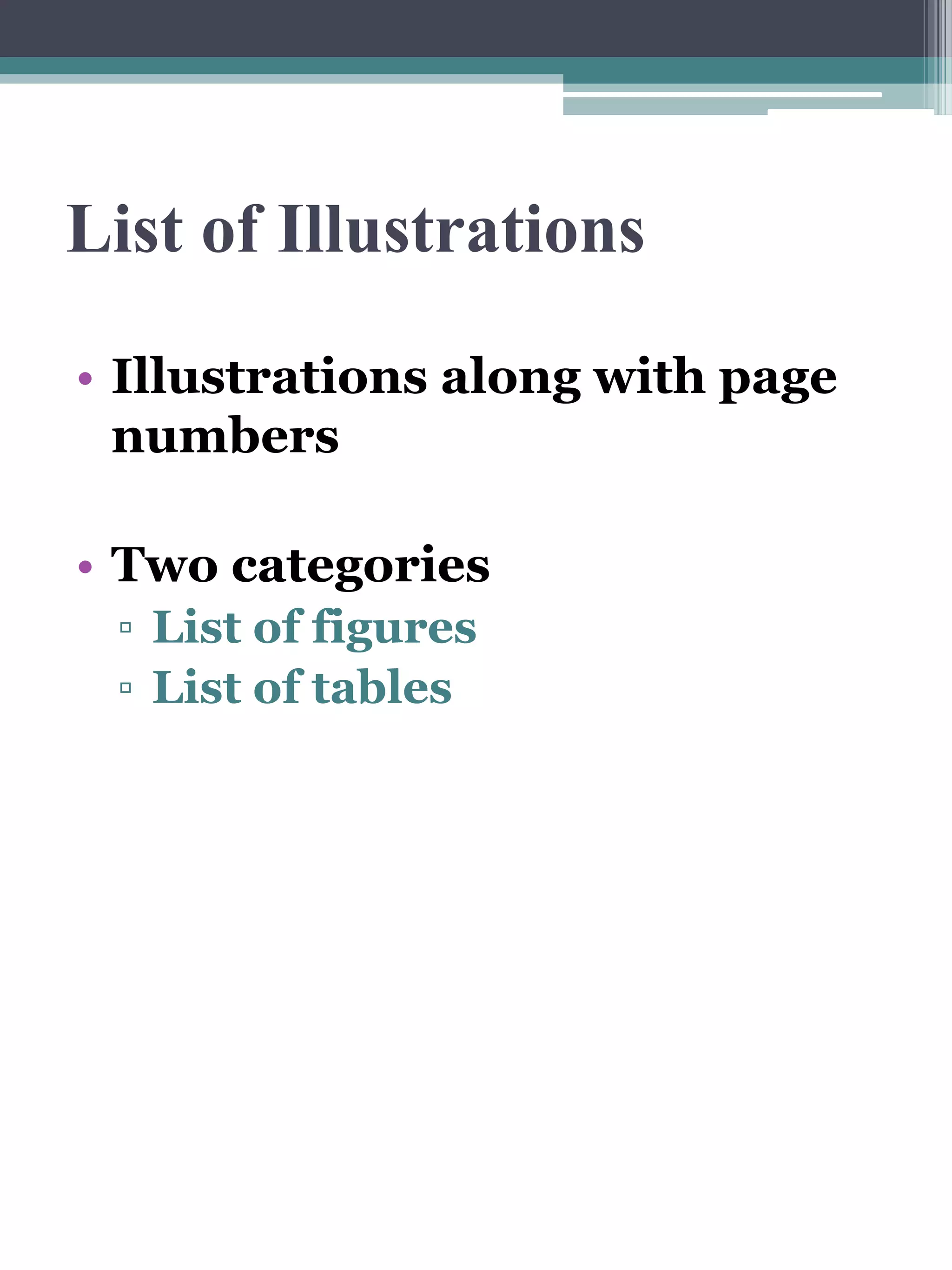 Recommendation Report Front Matter