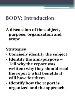 Recommendation Report