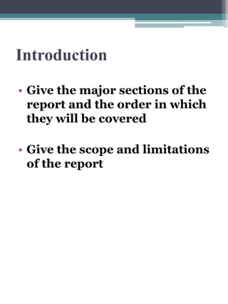 Recommendation Report
