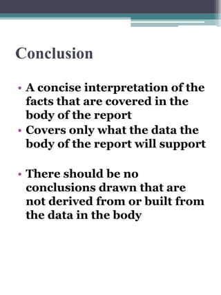 Recommendation Report
