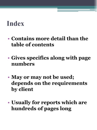 Recommendation Report