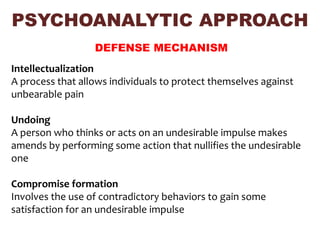 Intellectualization Example Psychology | PPTX