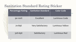 School Sanitation and Health Services | PPTX
