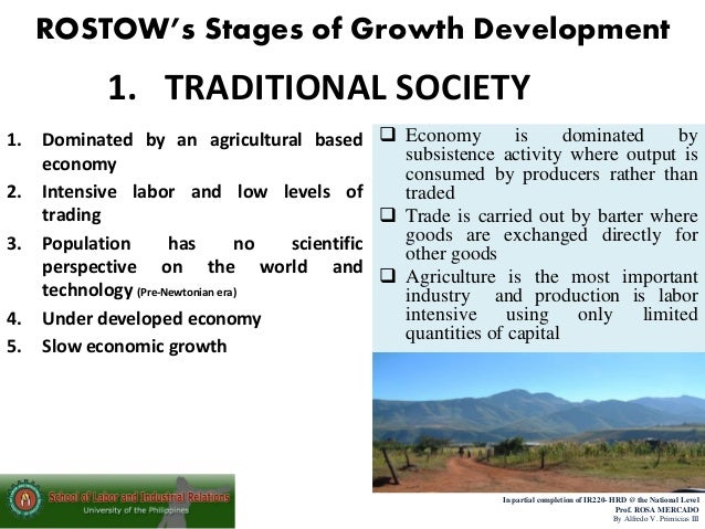 rostow s model