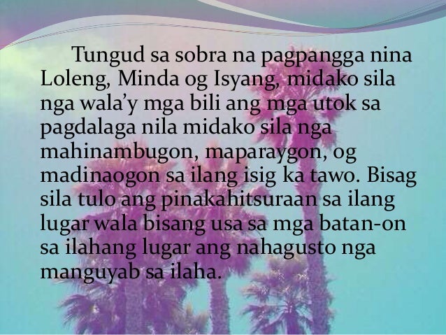 Report sa panitikan rehiyon 8 (alamat sa kabisayaan)