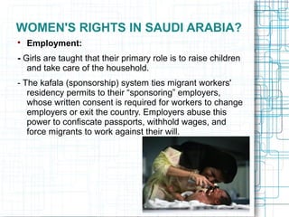 womens rights in saudi arabia | PPT