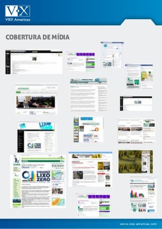 www.viex-americas.com
COBERTURA DE MÍDIA
 