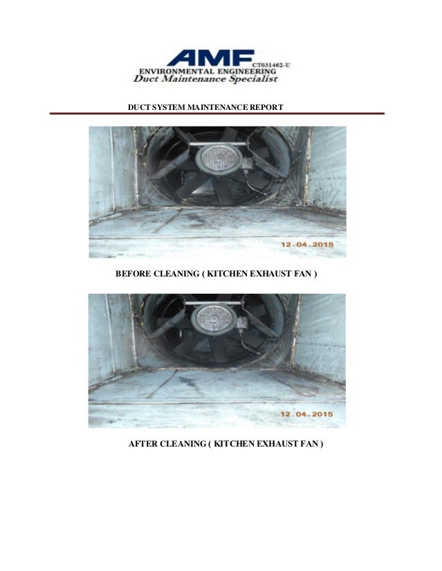 kitchen hood and duct exhaust cleaning service