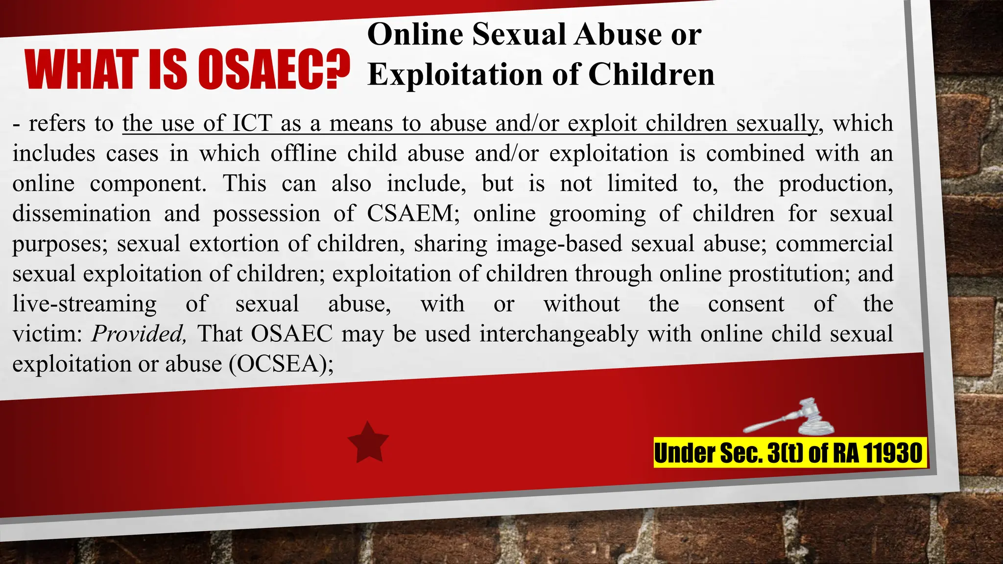 Anti Online ual Abuse Or Exploitation Of Children OSAEC And Anti anti-online-ual-abuse-or-exploitation-of-children-osaec-and-anti