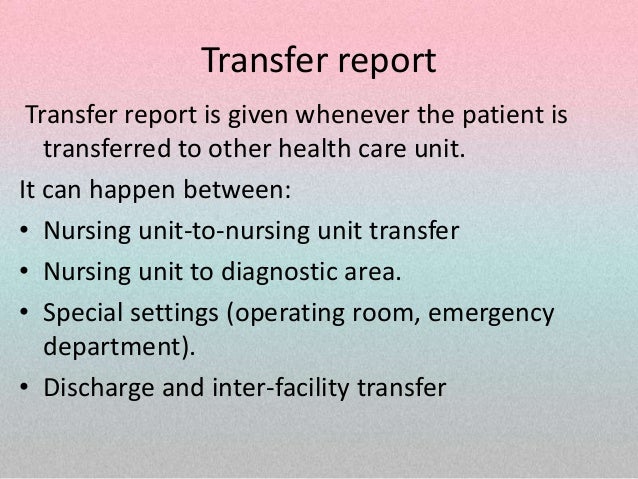 reports shift transfer incident telephone incident report example nursing