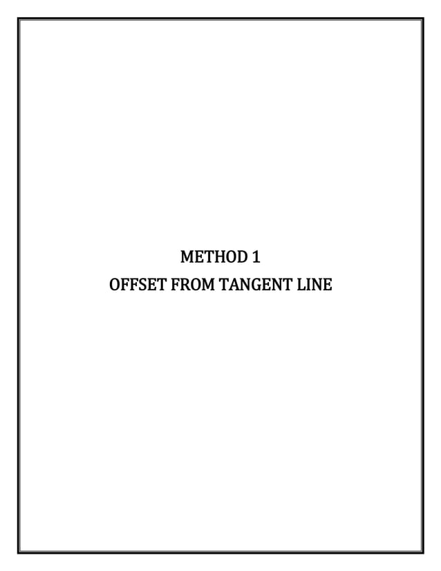 REPORT SURVEY RANGING CURVE CIVIL ENGINEERING.pdf | Physics | Science