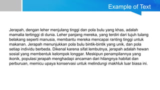 Examples Adalah Penjelasan REPORT TEXT Bahasa inggris kelas 10 | PPTX