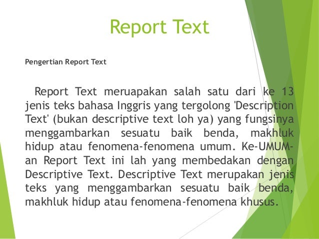 Makalah Procedure Text Dan Report Text V 2