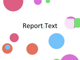 Report Text
 