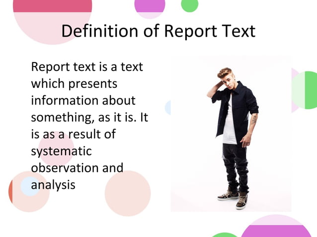 Report text ppt | PPT
