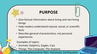 Understanding Report Texts: Structure, Purpose, and Examples | PPTX