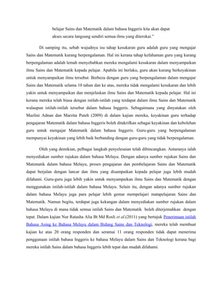 Report Learning of Instruction