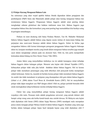 Report Learning of Instruction