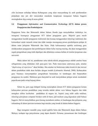 Report Learning of Instruction