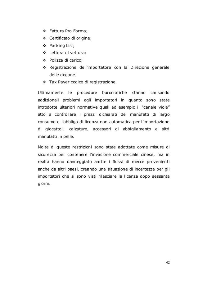Lettera di garanzia modello