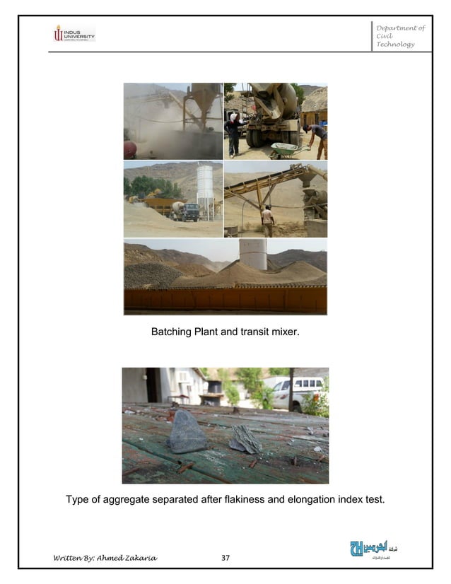 Concrete Mix Design Report