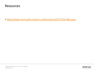 ReportViewer Web Server Control | PPTX