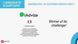 SOCIAL SELLING
CANDIDATE
STARTUPS
Insiteo is specialized in location solutions
based on technologies compatible with
mobile phones currently on the market.
The Insiteo solution is especially effective
for complex indoor sites that serve large
audiences and where the absence of
reliable location information generates
costs, creates stress and impacts safety.
Falcon.IO offers a unified SaaS
platform for social media listening,
engaging, publishing and managing
customer data. We enable our clients
to explore the full potential of digital
marketing by managing multiple
customer touchpoints from one
platform.
Alcméon is a first line solution for
social media engagement for
brands. Alcméon does CRM,
Social Marketing and Social
Listening to convince people who
talk about your brand to
eventually buy your brand.
« Welcome Inside » « A new approach to customer
experience Management »
« Augmented Social Customer Care Tool »
 