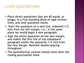 Report writing- APA style | PPTX