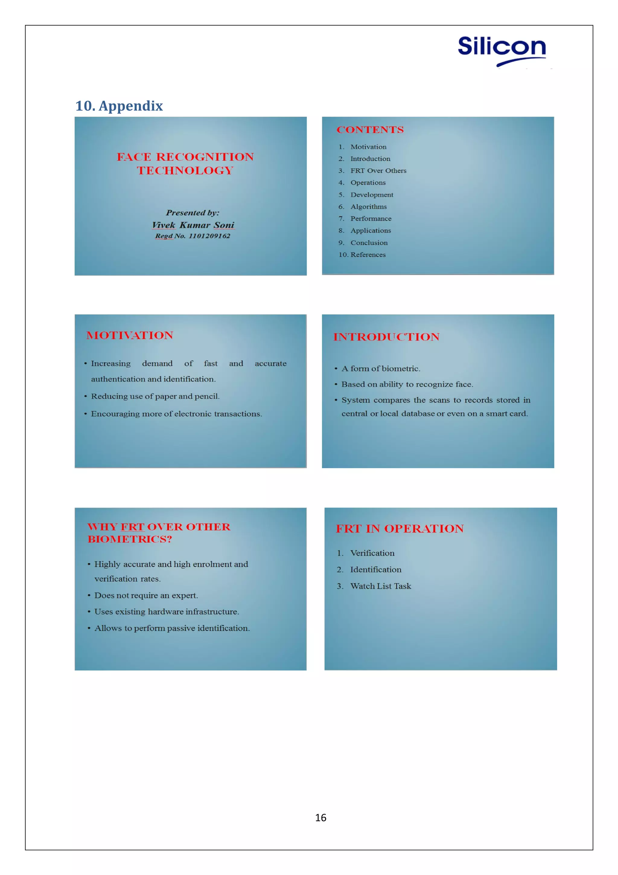 16
10. Appendix
 