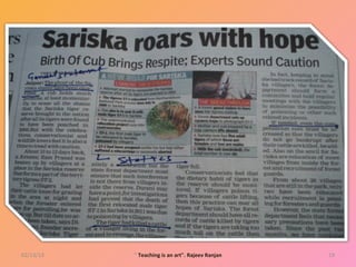 02/13/13   " Teaching is an art". Rajeev Ranjan   19
 