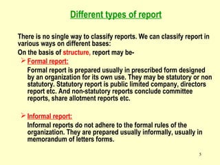 Report writing | PPT