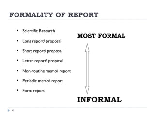 Report writing | PPT